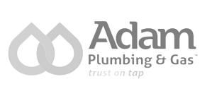 Adam plumbing & gas logo